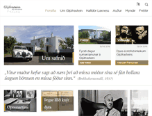 Tablet Screenshot of gljufrasteinn.is
